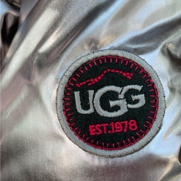 NEW reduced UGG Silver Water repellent Puffer jacket, size S, XS - Picture 16 of 17